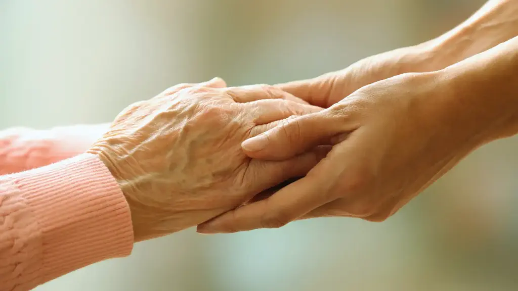 partiqlar - elderly and young woman holding hands