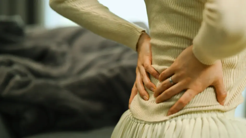woman back pain