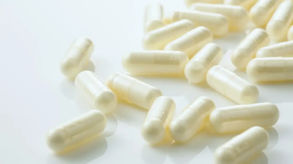 capsules laying on the surface