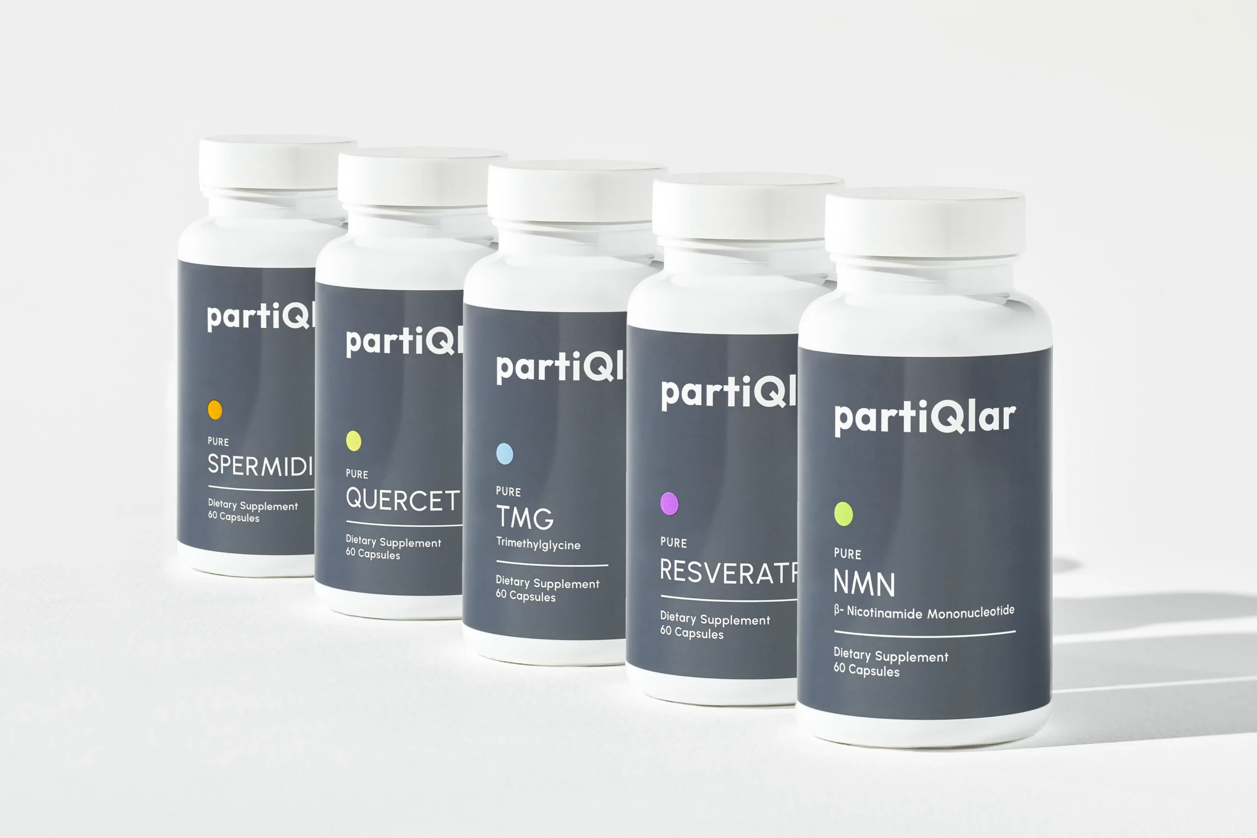 partiqlar supplement bundle includes nmn resveratrol tmg quercetin spermidine