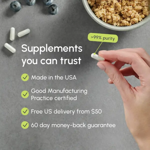 partiQlar supplements above 99% purity