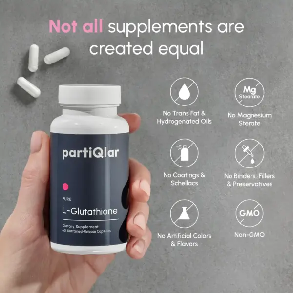 supplement facts partiQlar l-glutathione