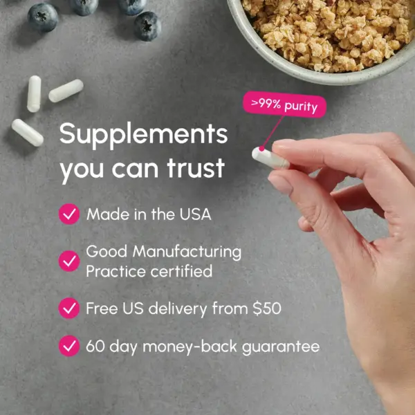 partiQlar supplements above 99% purity
