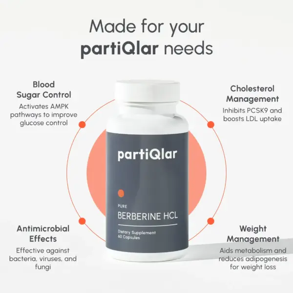 partiQlar berberine supplement benefits