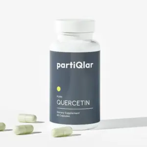 partiQlar quercetin supplement bottle